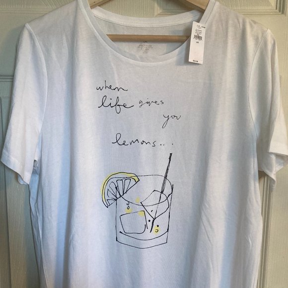 Banana Republic Graphic T-shirt - NWT - Picture 1 of 5